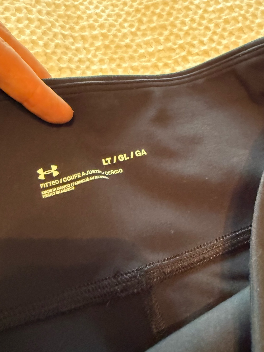 NWT Under Armour Black Leggings | High Rise | Performance | Size = Large Tall - Picture 3 of 8
